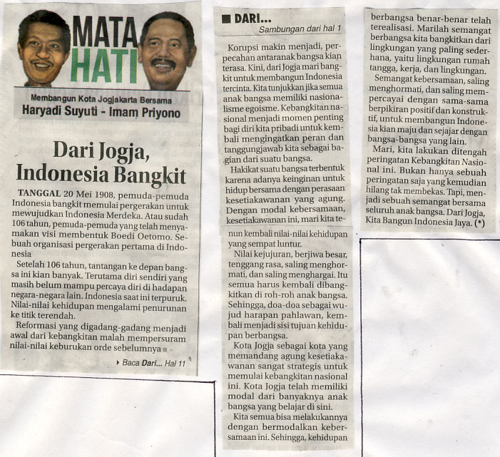 Kliping jogja terbaru