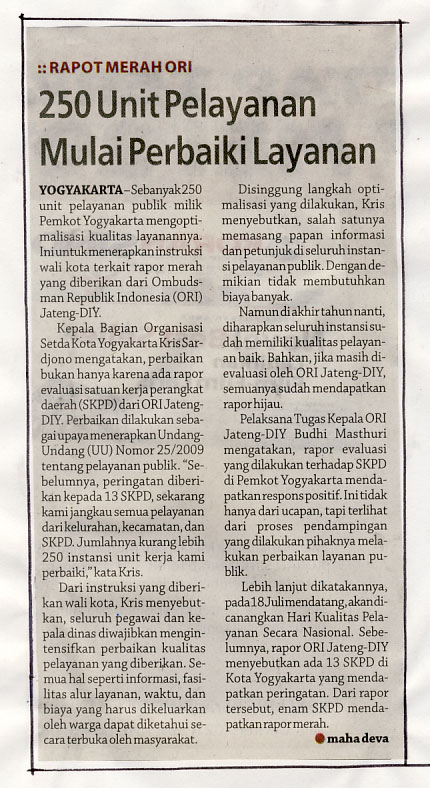 Kliping jogja terbaru