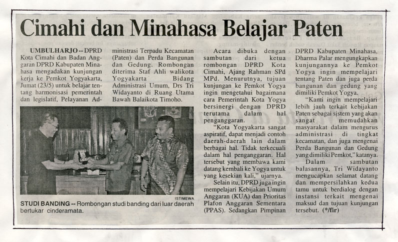 Kliping jogja terbaru