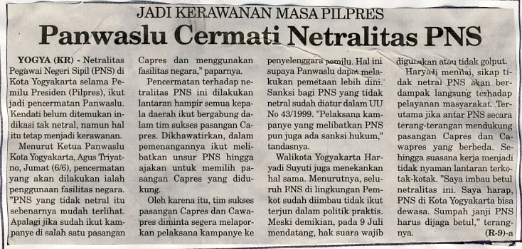 Kliping jogja terbaru