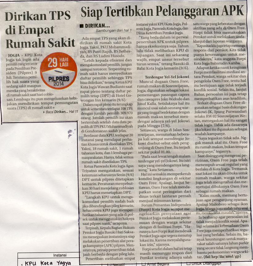 Kliping jogja terbaru