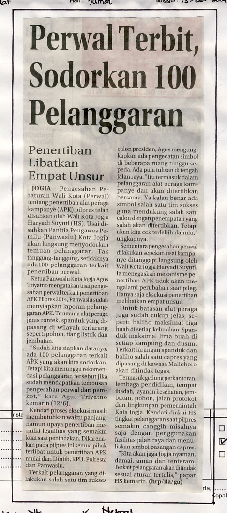 Kliping jogja terbaru