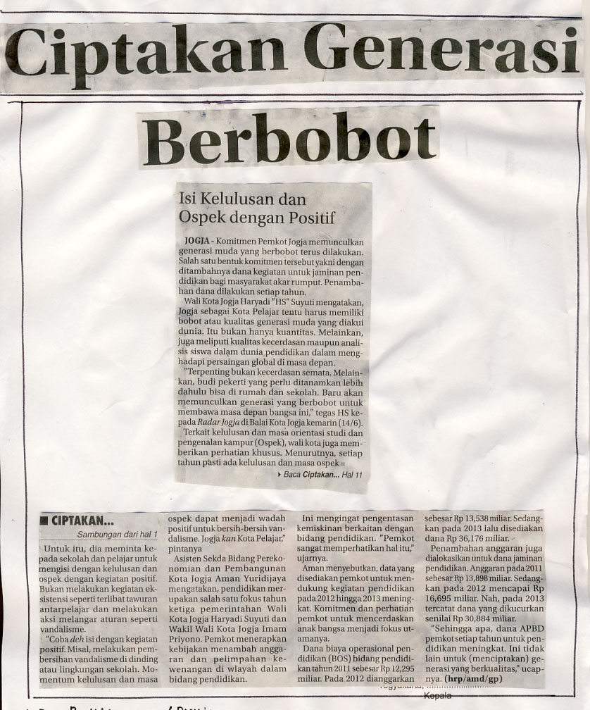 Kliping jogja terbaru