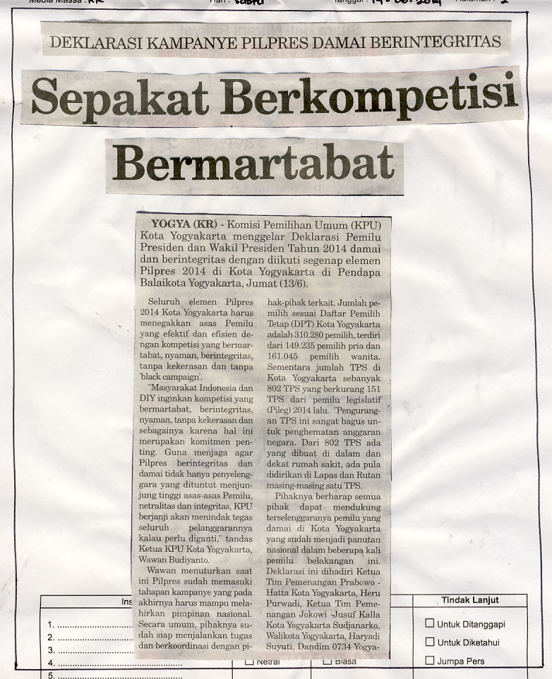Kliping jogja terbaru