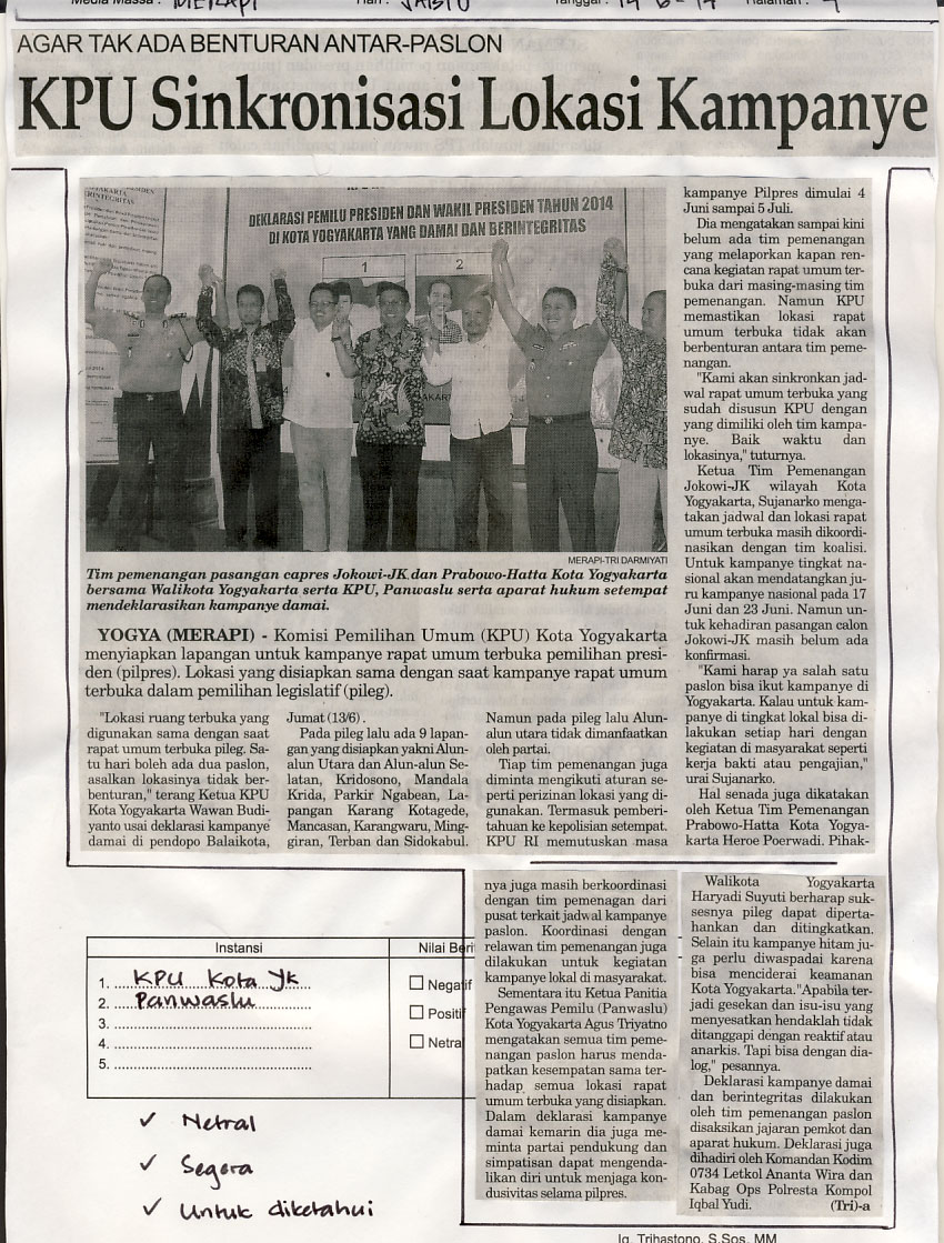 Kliping jogja terbaru