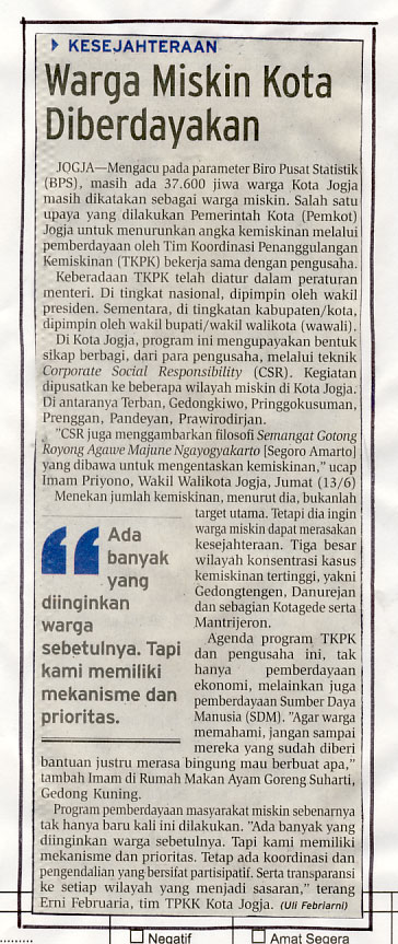 Kliping jogja terbaru