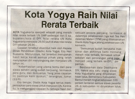 Kliping jogja terbaru