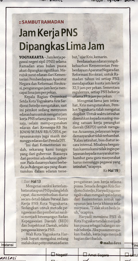 Kliping jogja terbaru