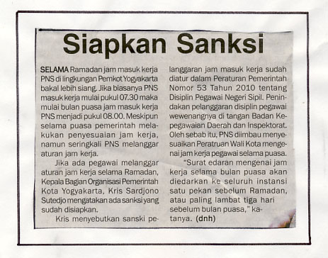 Kliping jogja terbaru