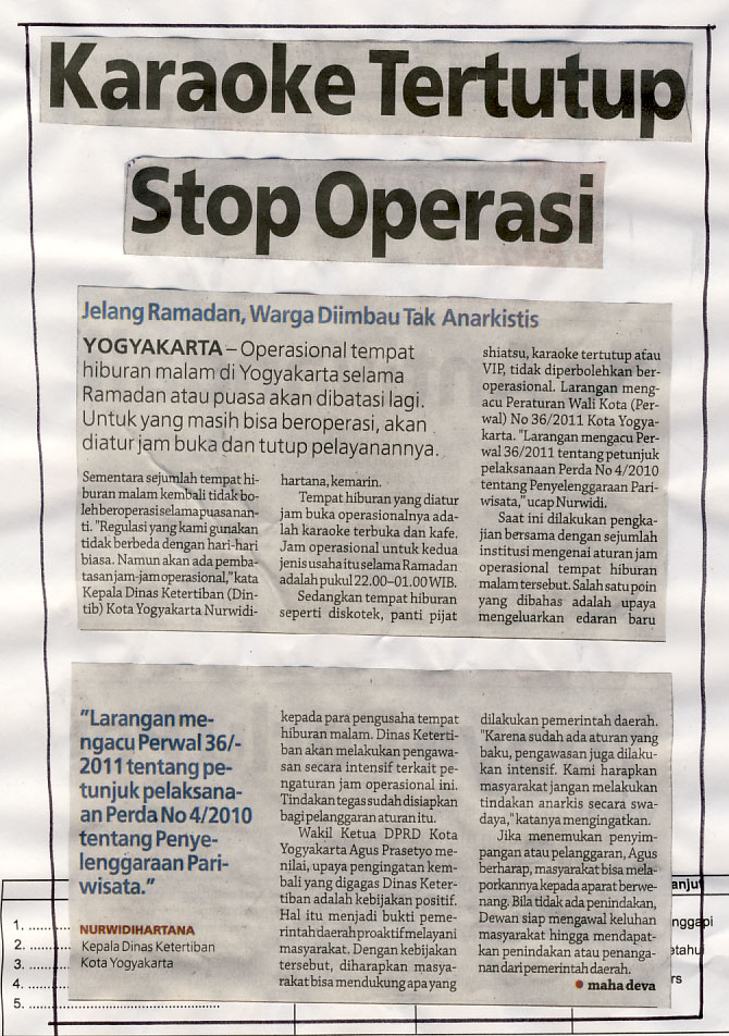 Kliping jogja terbaru