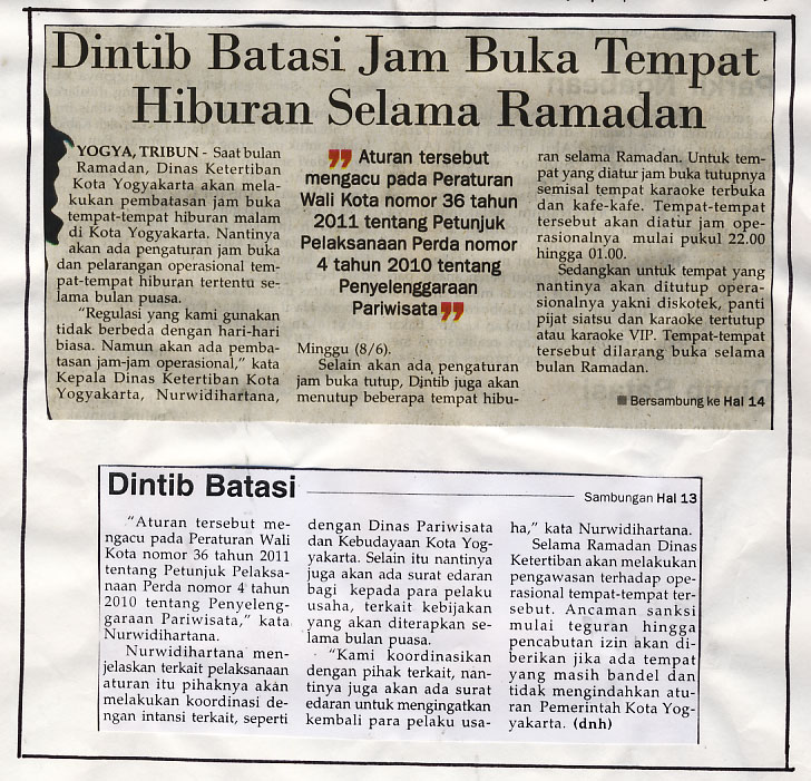 Kliping jogja terbaru