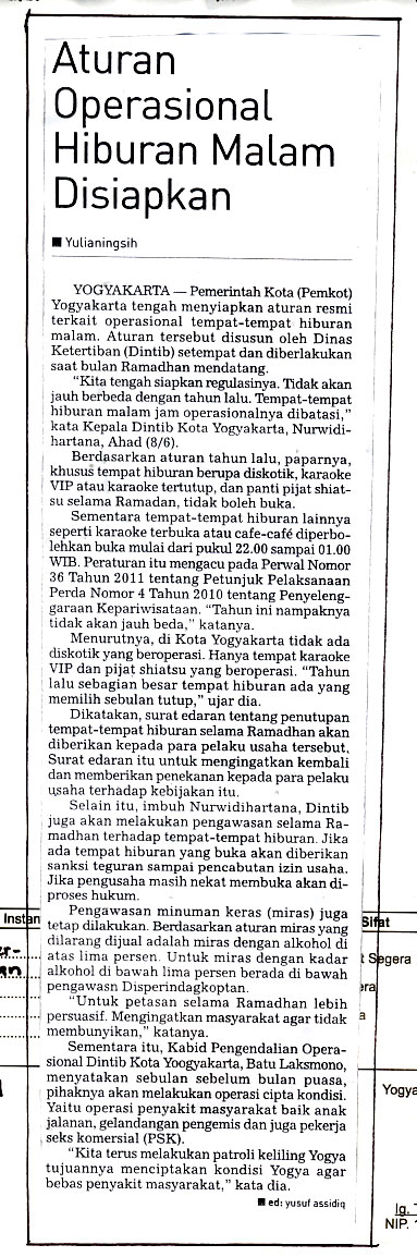 Kliping jogja terbaru