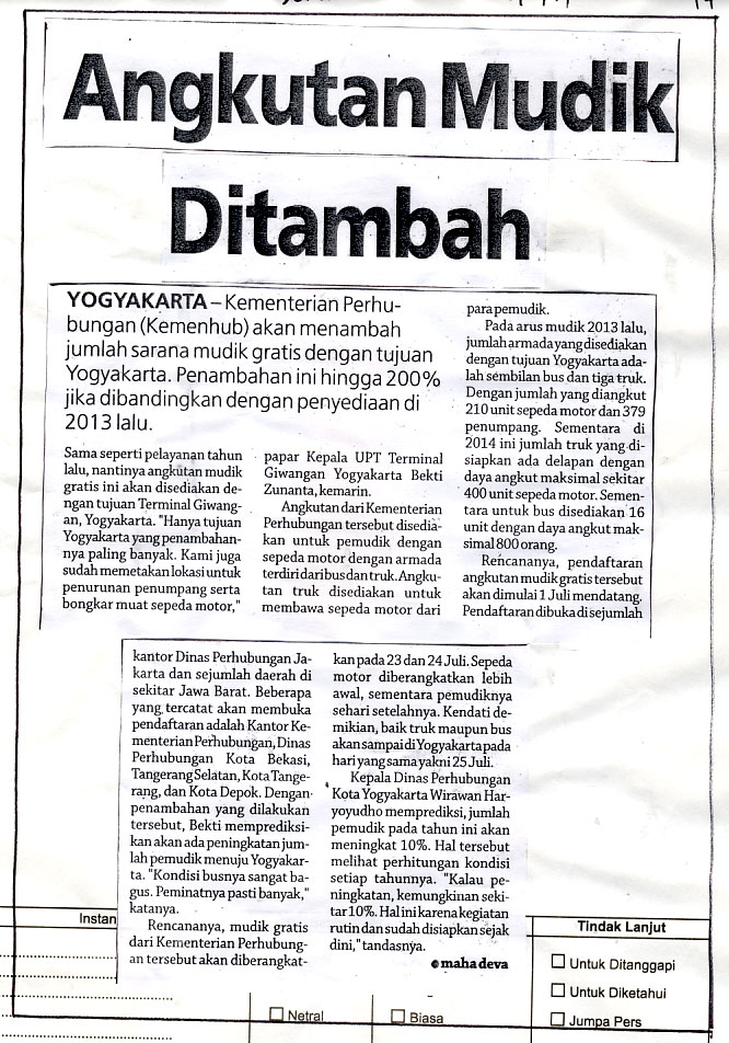 Kliping jogja terbaru