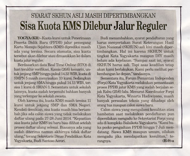 Kliping jogja terbaru
