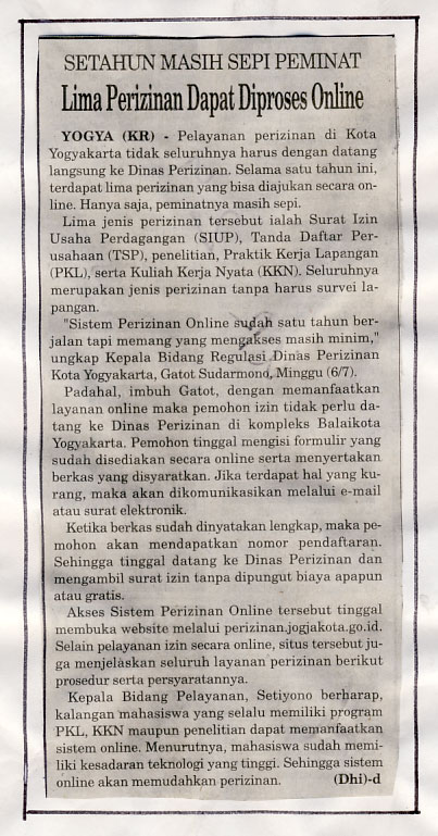 Kliping jogja terbaru