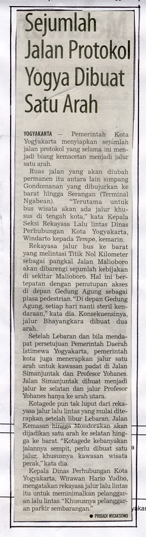 Kliping jogja terbaru