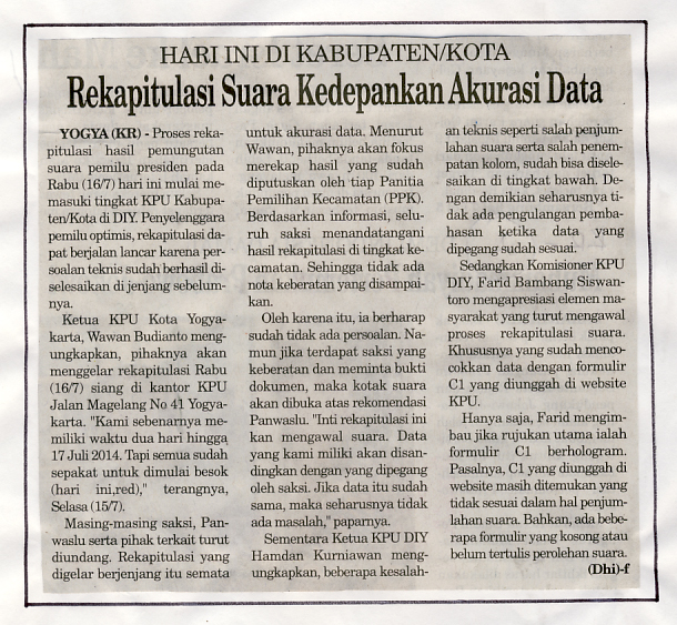 Kliping jogja terbaru