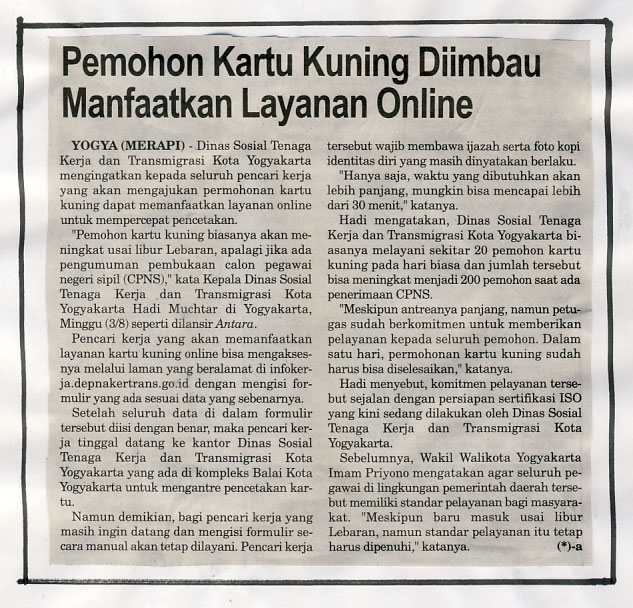 Kliping jogja terbaru