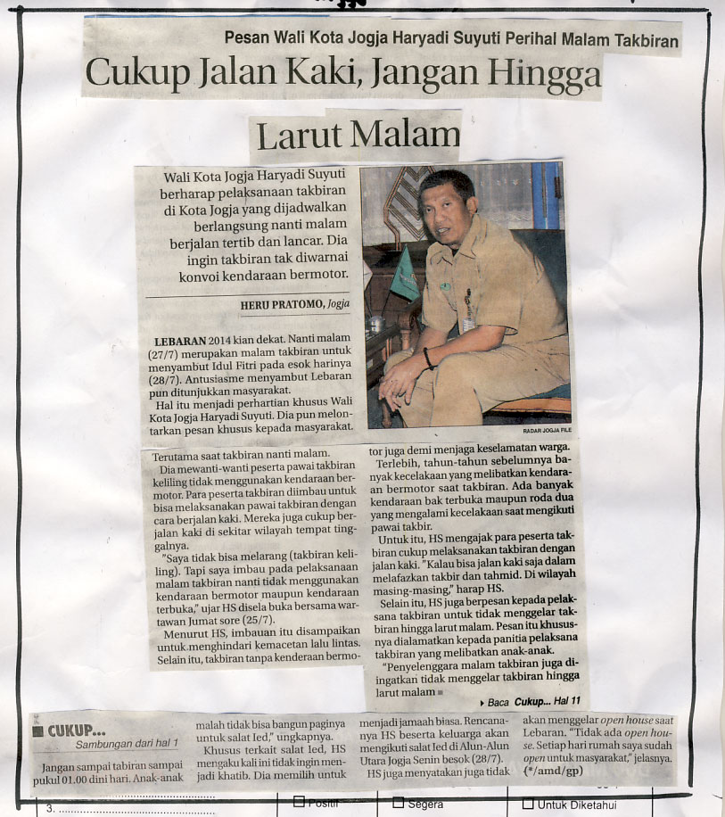 Kliping jogja terbaru