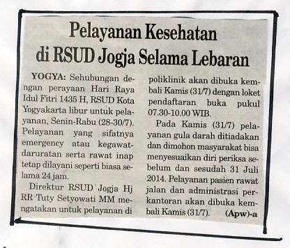 Kliping jogja terbaru
