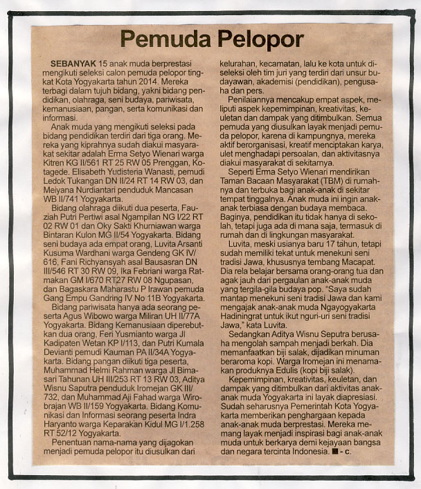 Kliping jogja terbaru