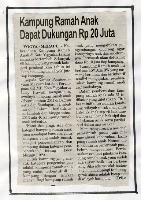 Kliping jogja terbaru