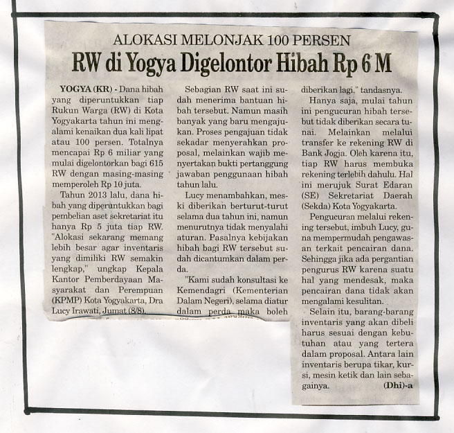 Kliping jogja terbaru
