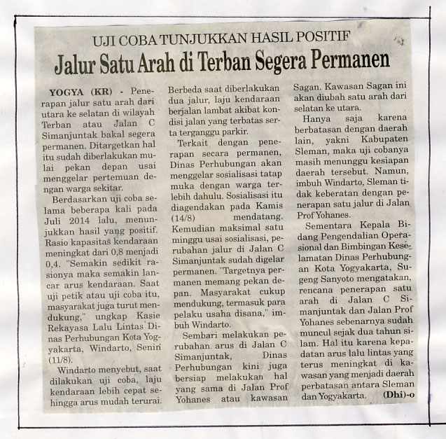 Kliping jogja terbaru