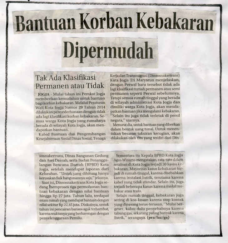 Kliping jogja terbaru