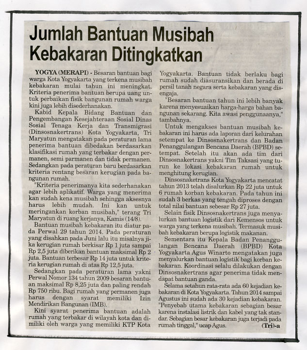 Kliping jogja terbaru