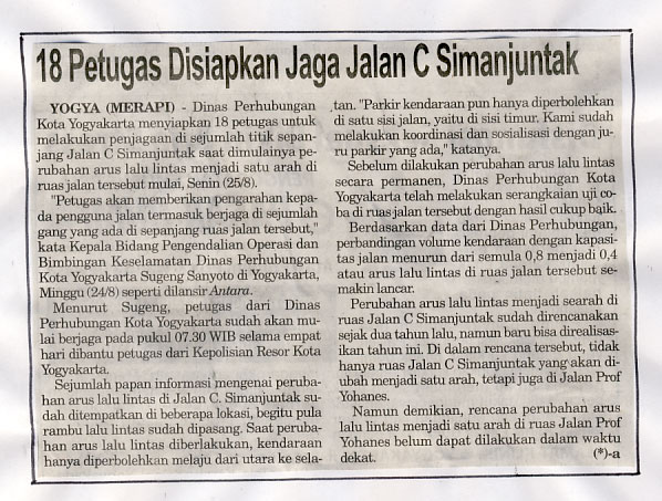 Kliping jogja terbaru
