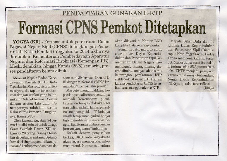 Kliping jogja terbaru
