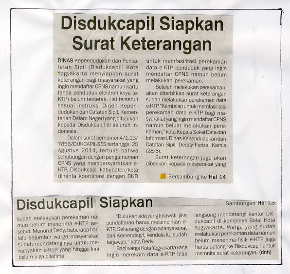 Kliping jogja terbaru