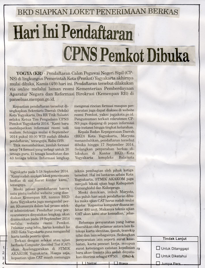 Kliping jogja terbaru