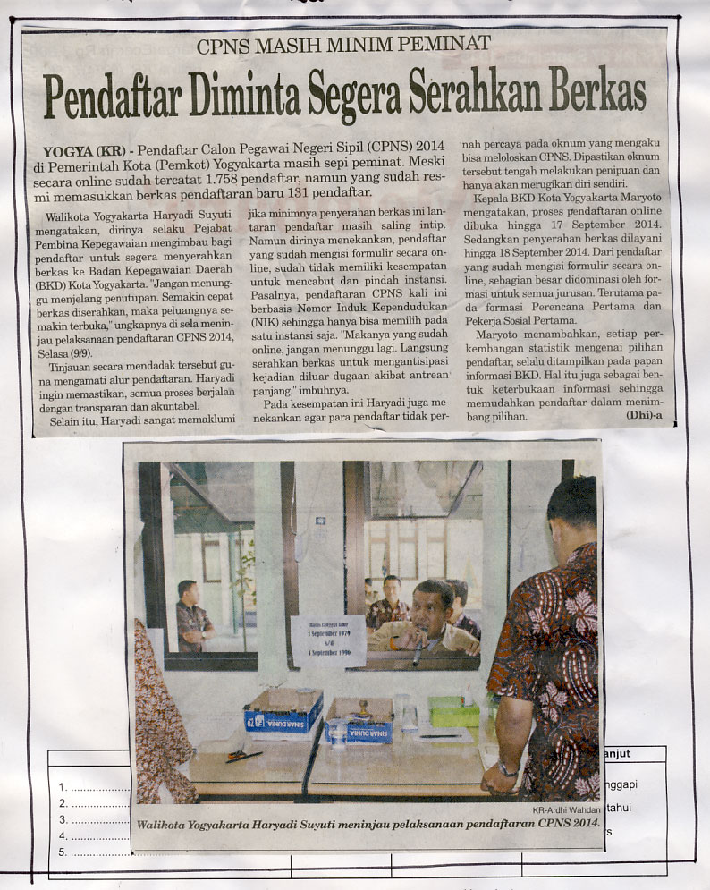 Kliping jogja terbaru