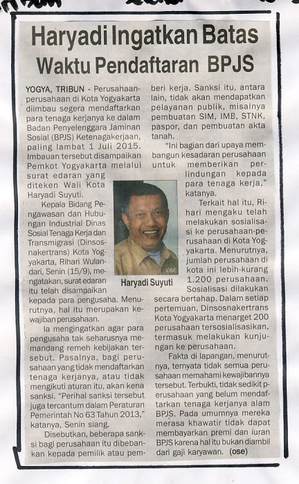 Kliping jogja terbaru