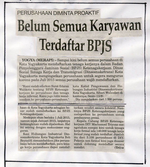 Kliping jogja terbaru