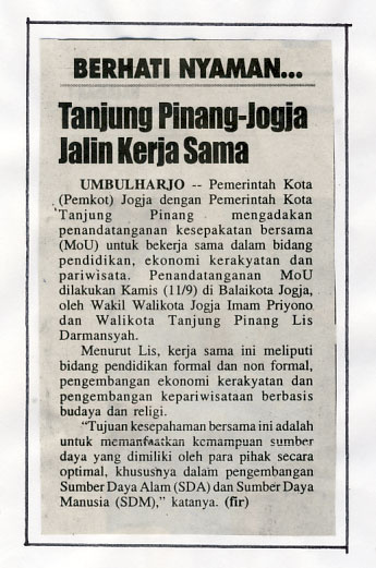 Kliping jogja terbaru