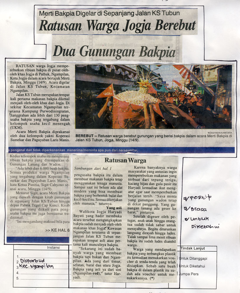 Kliping jogja terbaru