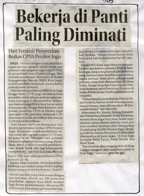 Kliping jogja terbaru