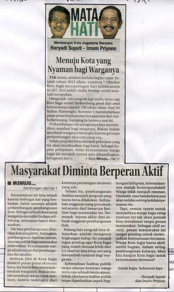Kliping jogja terbaru