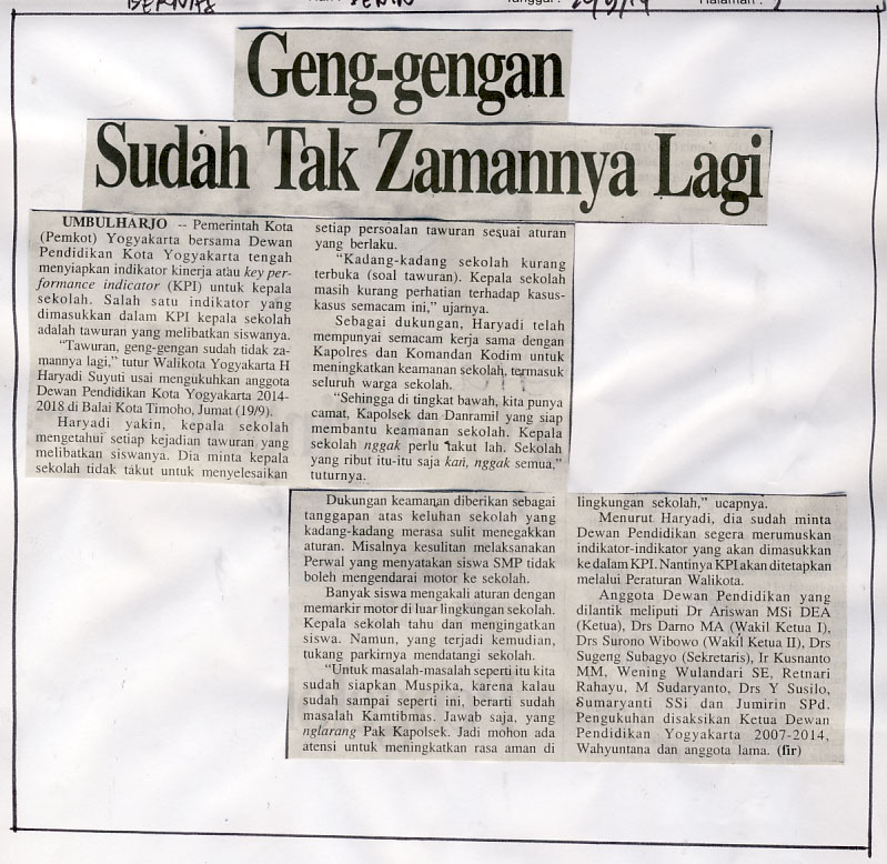 Kliping jogja terbaru