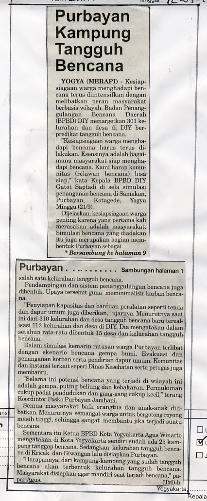 Kliping jogja terbaru