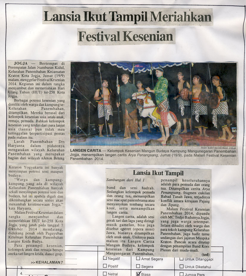Kliping jogja terbaru