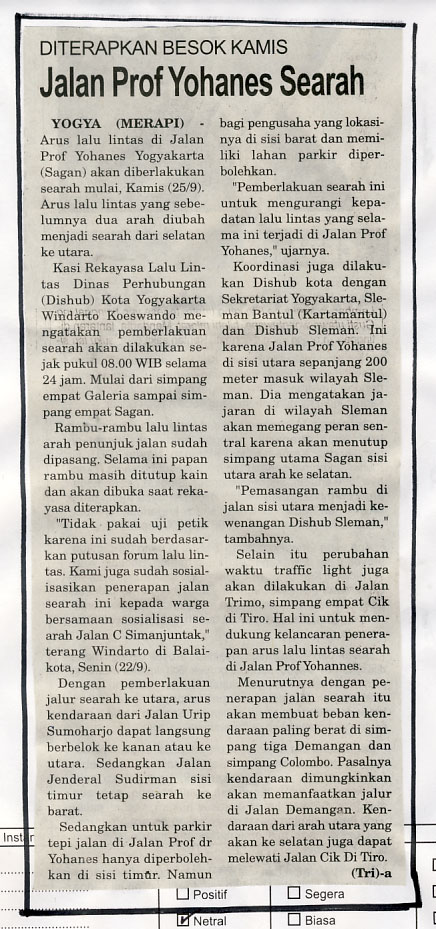 Kliping jogja terbaru