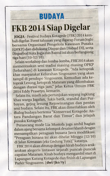 Kliping jogja terbaru