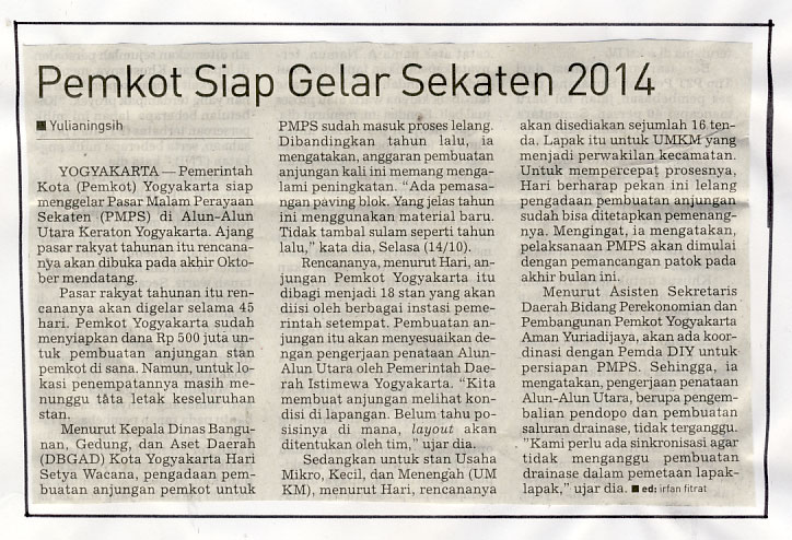 Kliping jogja terbaru