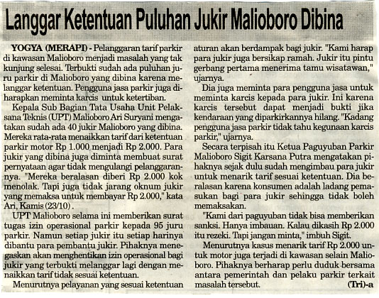 Kliping jogja terbaru