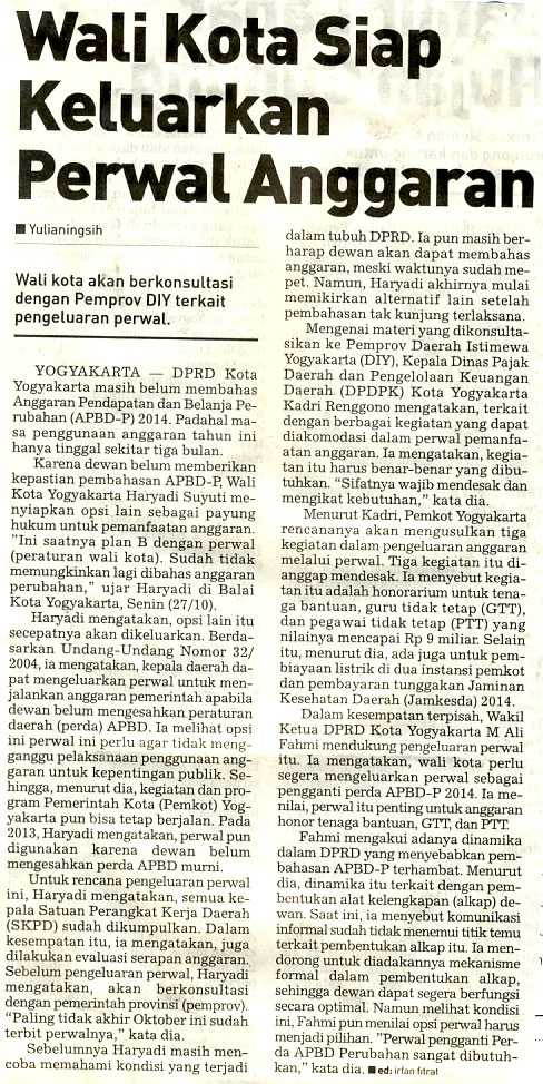 Kliping jogja terbaru