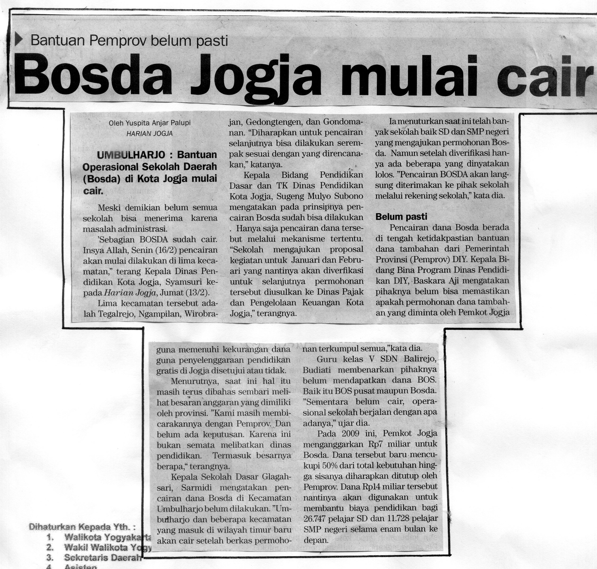 Kliping jogja terbaru